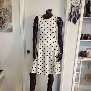 Polka Dot Sleeveless Dress